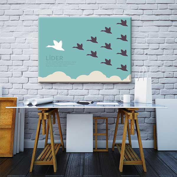 "Liderlik" Kuş Formasyonu Eğitim Posteri – D-131