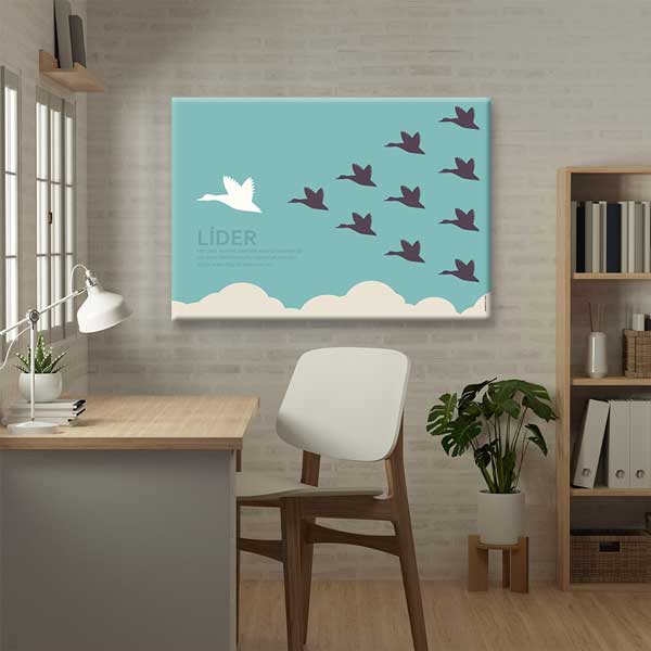"Liderlik" Kuş Formasyonu Eğitim Posteri – D-131