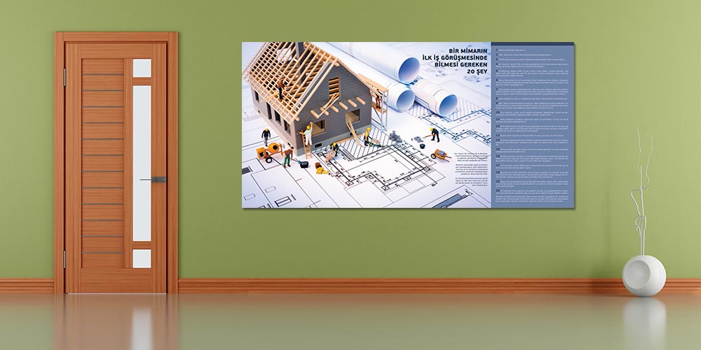 Mimarın İlk İş Görüşmesi İçin 20 Tavsiye Posteri 3146