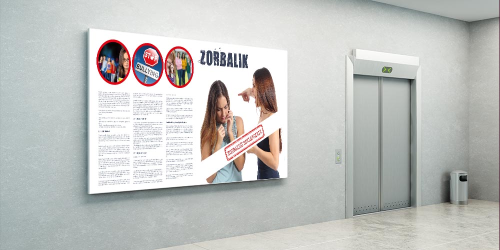 okul-duvar-giydirmeleri-4117-05 Zorbalık Sonlandırma Bilgilendirme Posteri 4117
