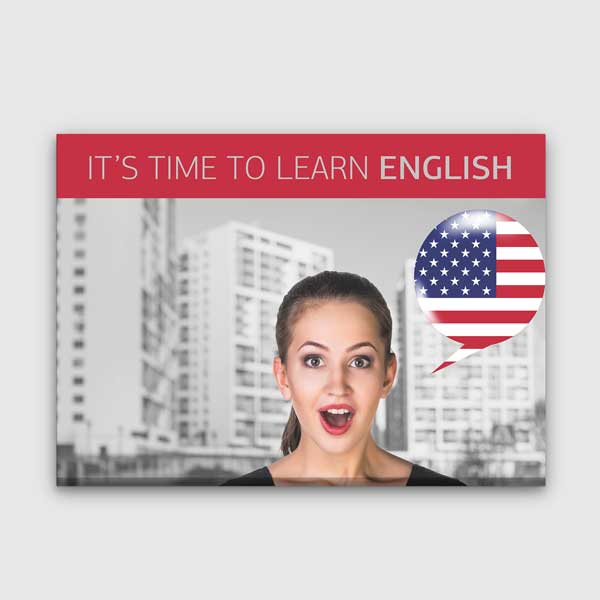 okul-duvar-kagitlari-3252-00 It's Time To Learn English Motivasyon Posteri – 3252