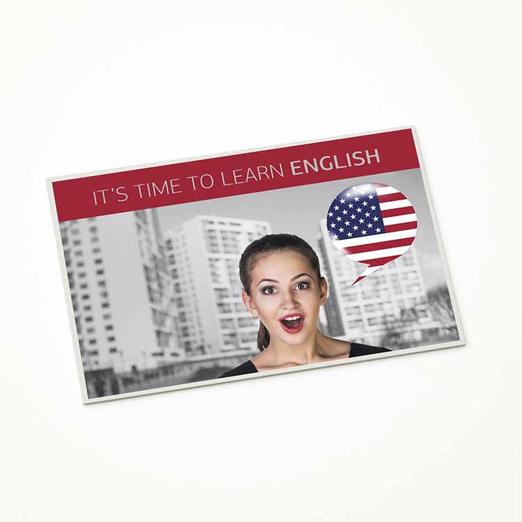 It's Time To Learn English Motivasyon Posteri – 3252