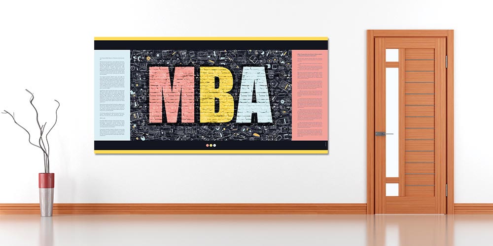 MBA Eğitimi Bilgilendirme Posteri 3030
