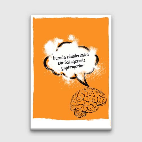 "Zihinlerimize Sürekli Egzersiz" Eğitim ve Motivasyon Tablosu – B-879