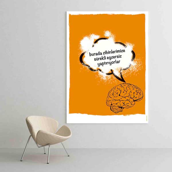 "Zihinlerimize Sürekli Egzersiz" Eğitim ve Motivasyon Tablosu – B-879