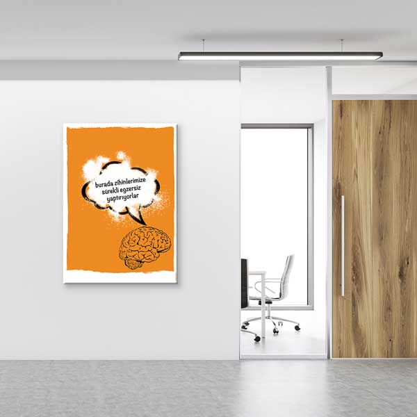 "Zihinlerimize Sürekli Egzersiz" Eğitim ve Motivasyon Tablosu – B-879