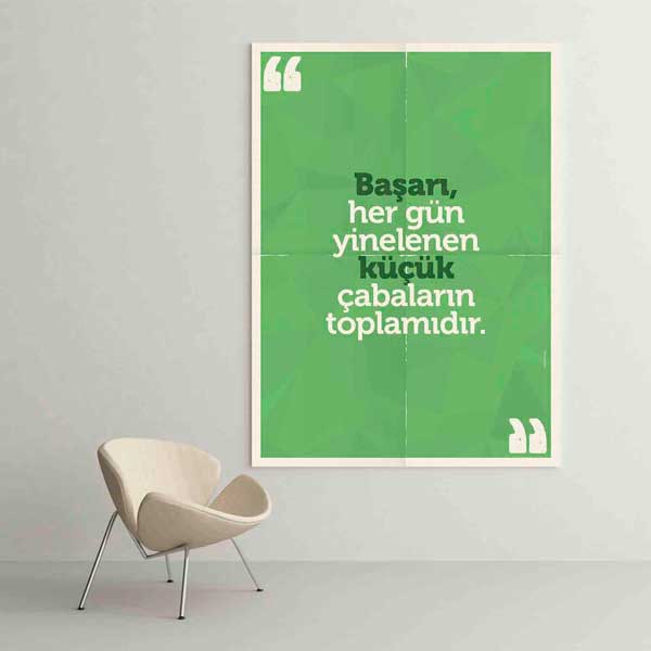 "Başarı Küçük Çabaların Toplamı" Motivasyon Tablosu – B-940