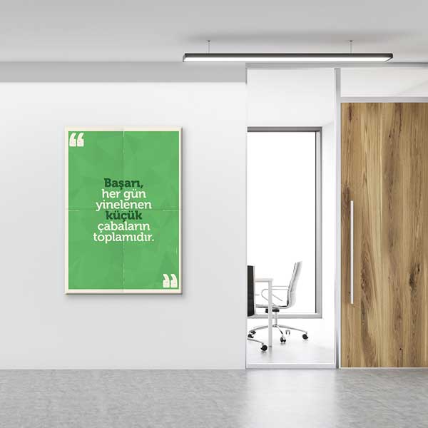 "Başarı Küçük Çabaların Toplamı" Motivasyon Tablosu – B-940