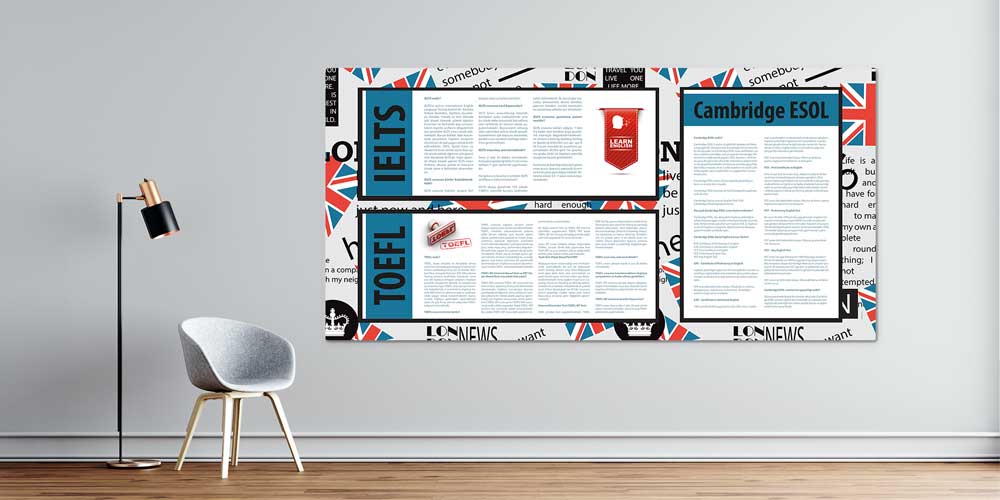okul-duvar-tablolari-3013-00 IELTS TOEFL Cambridge ESOL Dil Sınavları Hazırlık Poster 3013