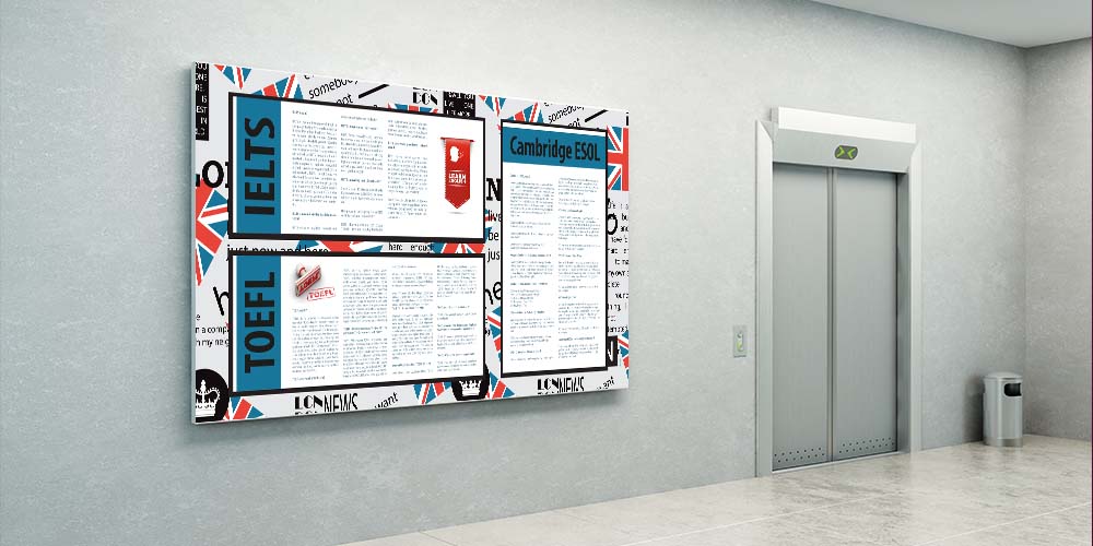 IELTS TOEFL Cambridge ESOL Dil Sınavları Hazırlık Poster 3013