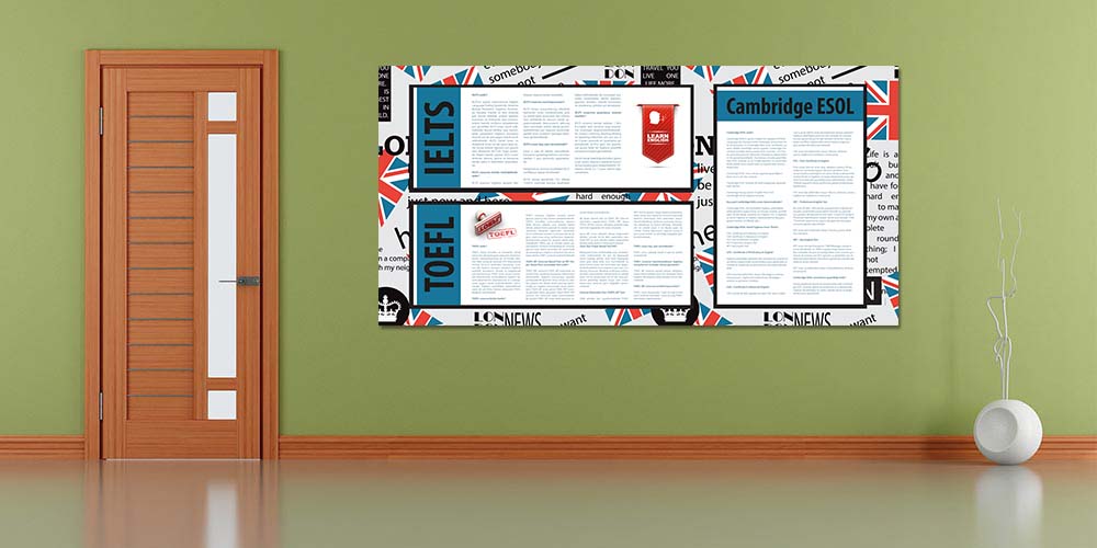 IELTS TOEFL Cambridge ESOL Dil Sınavları Hazırlık Poster 3013