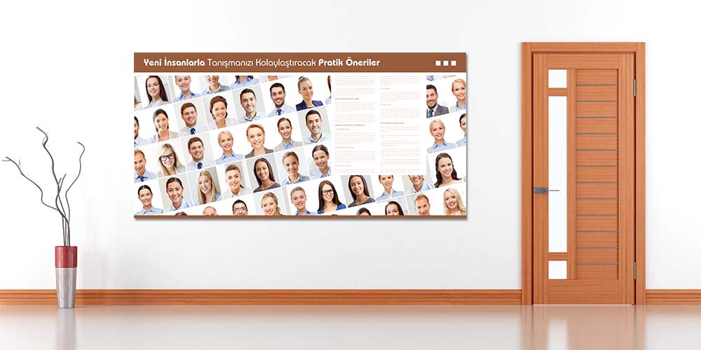 Yeni İnsanlarla Tanışma Pratik Öneriler Posteri  3058