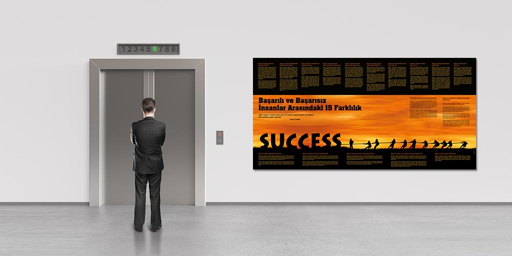 Başarılı ve Başarısız İnsanlar Arasındaki 15 Farklılık Duvar Dekoru 3078