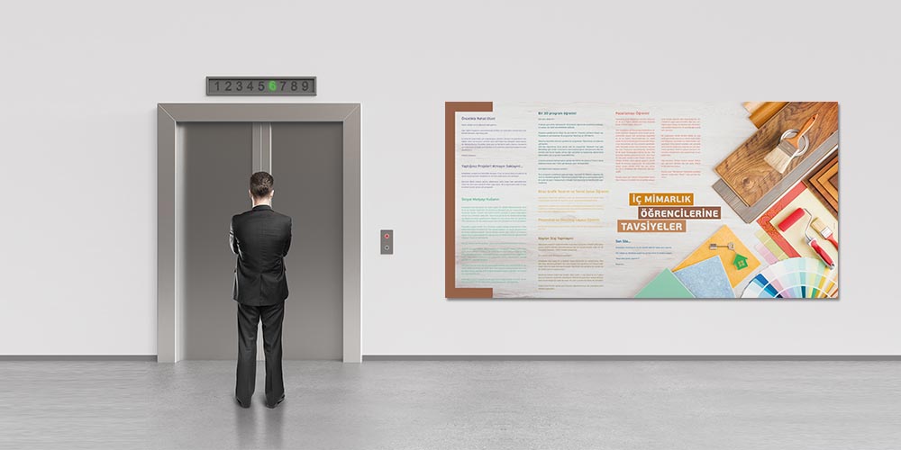 İç Mimarlık Öğrencilerine Tavsiyeler Posteri - Eğitim ve Rehberlik 3273
