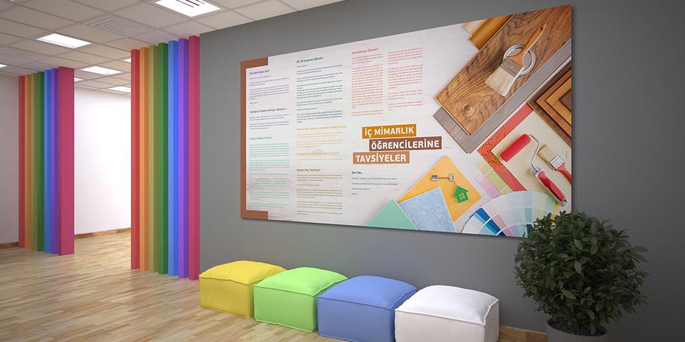 İç Mimarlık Öğrencilerine Tavsiyeler Posteri - Eğitim ve Rehberlik 3273