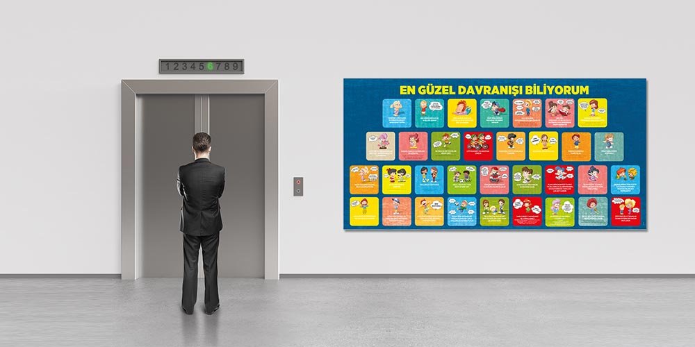 En Güzel Davranışı Biliyorum Posteri - Okul ve Sınıf Davranış Eğitimi A-811