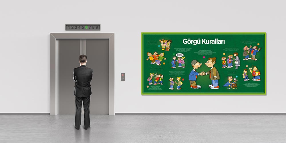 Görgü Kuralları Posteri - Okul ve Sınıf Davranış Eğitimi A-812