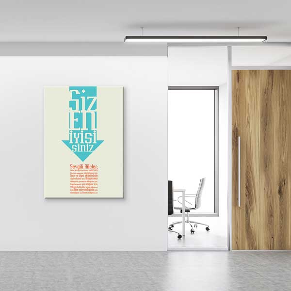 "Siz En İyisisiniz" Öğrenci ve Veli Motivasyon Posteri - Okul Teşvik Dekoru – B-837