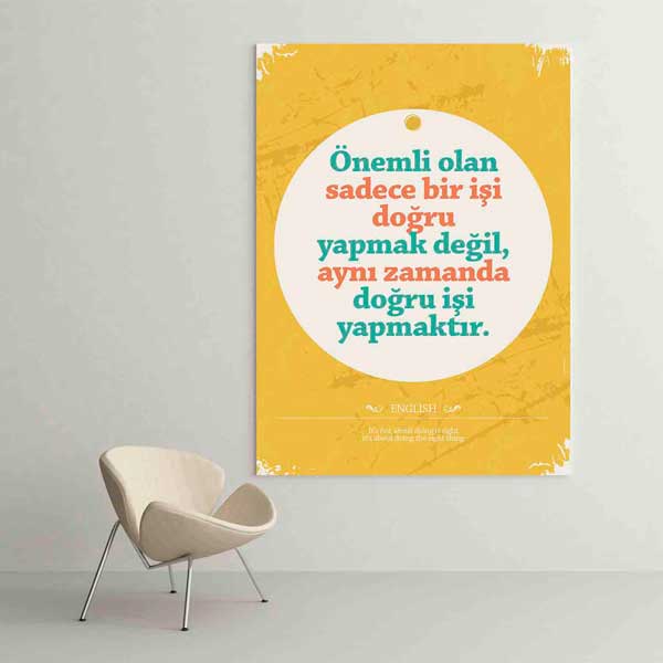 "Doğru İşi Yap" Etik ve Motivasyon Tablosu – B-901