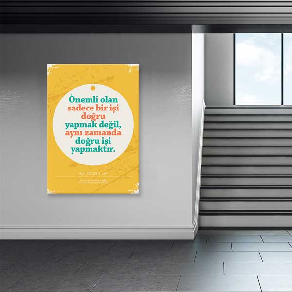 "Doğru İşi Yap" Etik ve Motivasyon Tablosu – B-901