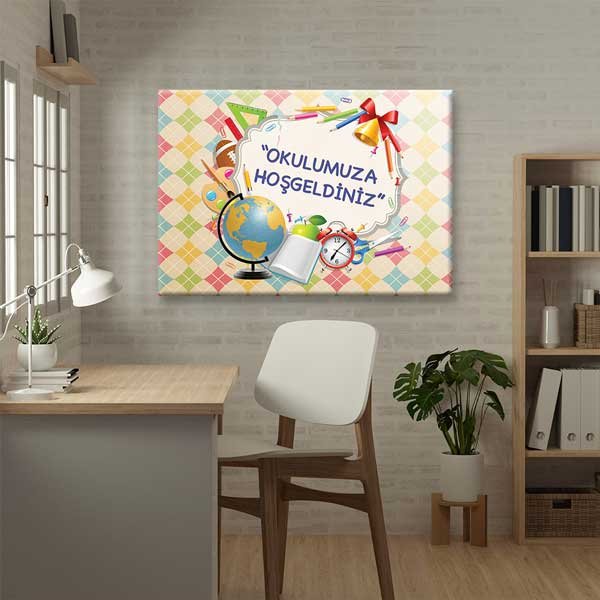 "Okulumuza Hoş Geldiniz" Eğitim Posteri – D-129