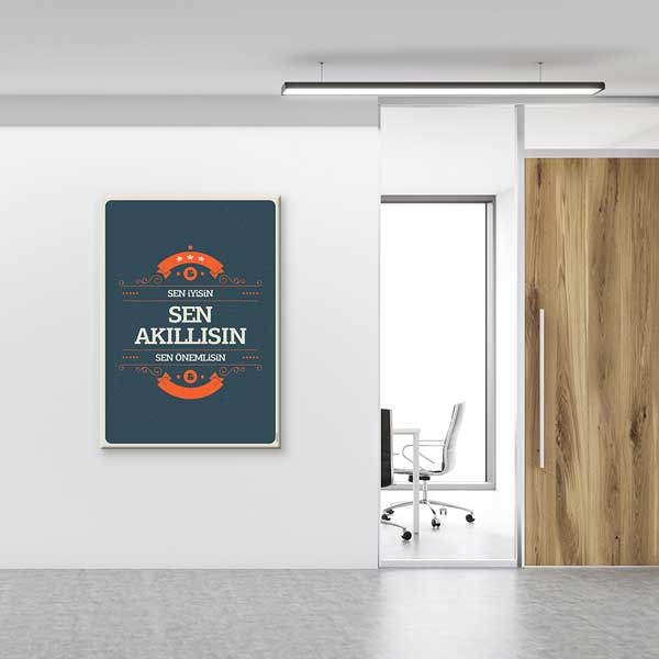 "Sen İyisin, Akıllısın, Önemlisin" Motivasyon ve Kendine Güven Tablosu – B-891