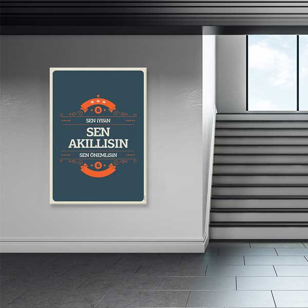 "Sen İyisin, Akıllısın, Önemlisin" Motivasyon ve Kendine Güven Tablosu – B-891