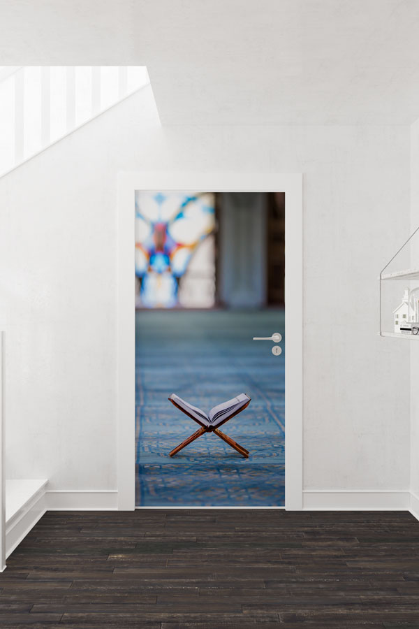 okul-kapi-giydirmeleri-9542-01 Kur’an-ı Kerim ve Cami Motifli Kapı Giydirme Dekoratif Baskı 9542