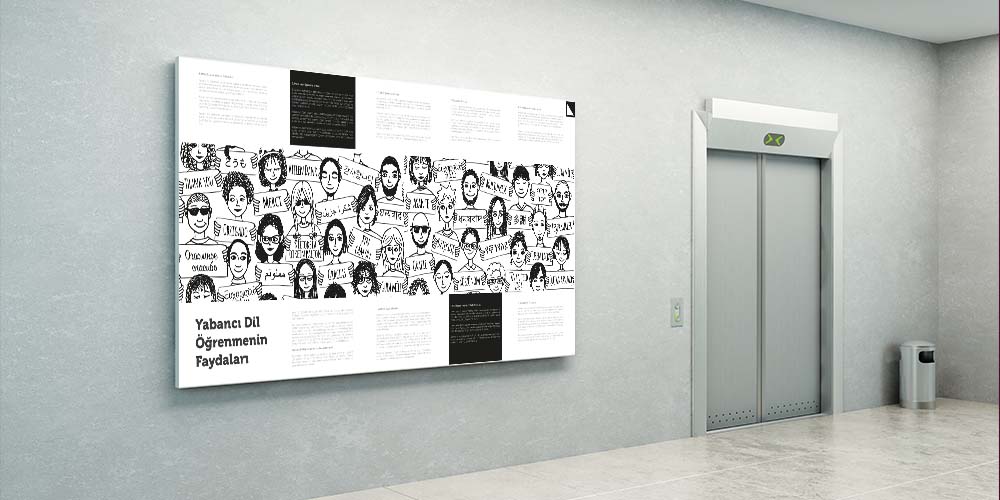 okul-panolari-3022-02 Yabancı Dil Öğrenmenin Faydaları Eğitim Posteri 3022