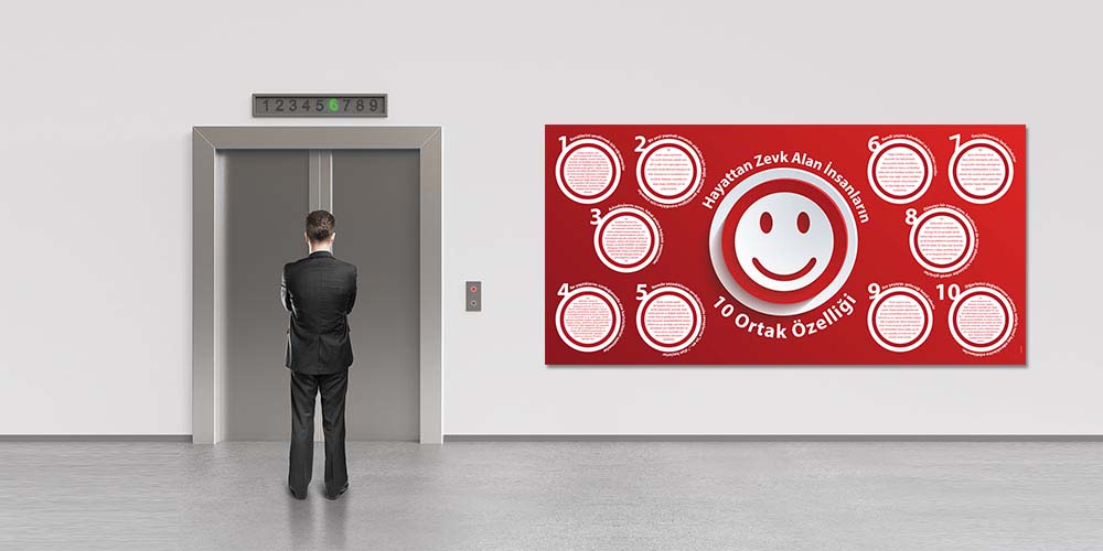 Hayattan Zevk Alan İnsanların 10 Ortak Özelliği Duvar Dekoru 3084