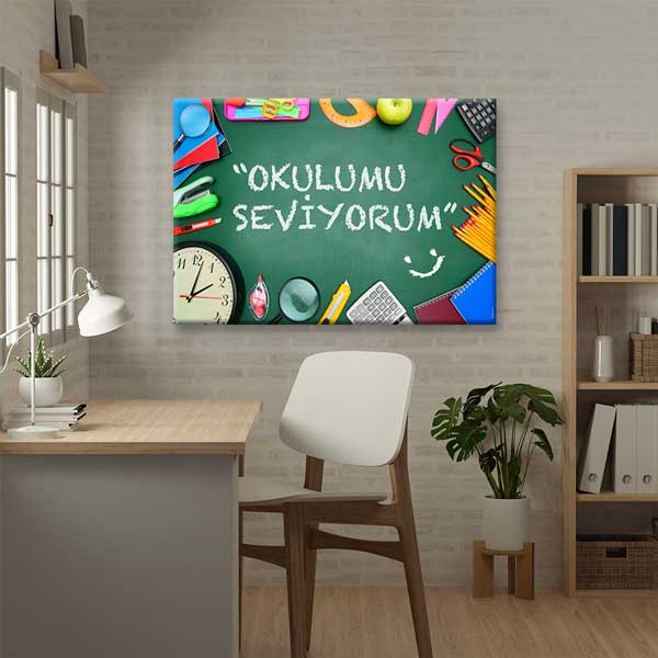 "Okulumu Seviyorum" Okul ve Sınıf Motivasyon Posteri – 4004