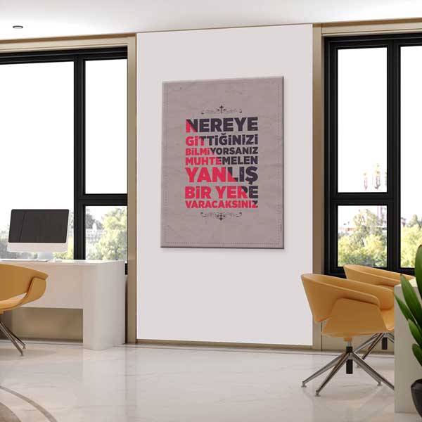 okul-posterleri-b-896-04 "Nereye Gittiğini Bil" Hedef Belirleme Motivasyon Tablosu – B-896