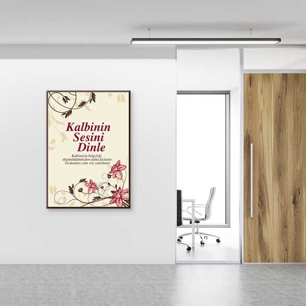 "Kalbinin Sesini Dinle" İçsel Bilgelik Motivasyon Tablosu – B-951