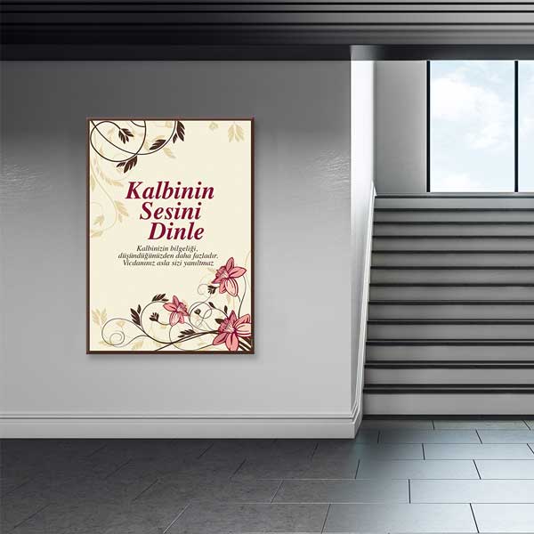 "Kalbinin Sesini Dinle" İçsel Bilgelik Motivasyon Tablosu – B-951