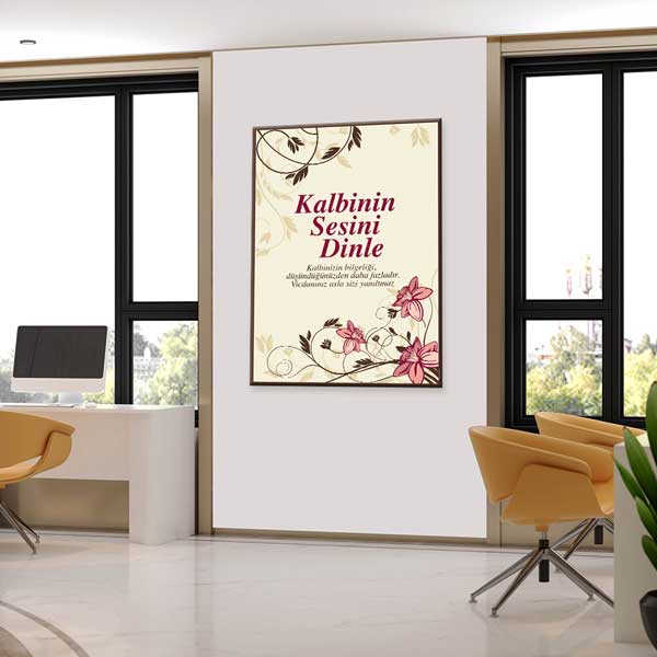 "Kalbinin Sesini Dinle" İçsel Bilgelik Motivasyon Tablosu – B-951