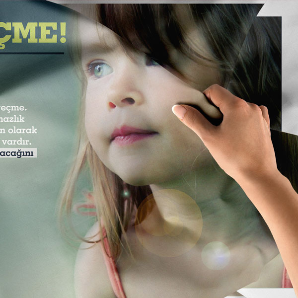 Vazgeçme Çocuk Motivasyon Duvar Örtüsü 8358