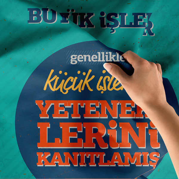 "Büyük İşler, Küçük İşlerde Yeteneklerini Kanıtlamış İnsanlara Verilir" Duvar Örtüsü 8457