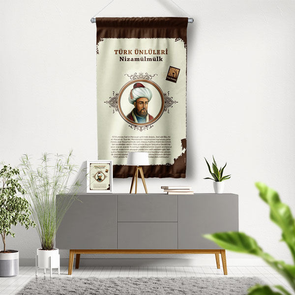 Nizamülmülk Duvar Flaması 8165