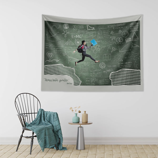 Bilim ve Eğitim Formülleri Duvar Örtüsü - Gençlere İlham 8285
