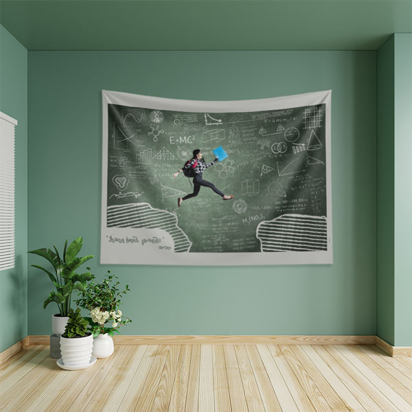 Bilim ve Eğitim Formülleri Duvar Örtüsü - Gençlere İlham 8285