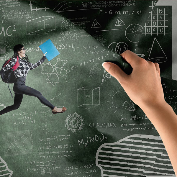 Bilim ve Eğitim Formülleri Duvar Örtüsü - Gençlere İlham 8285