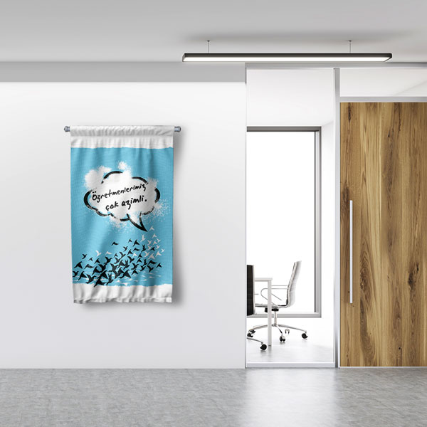 okul-sinif-duvur-flamasi-8073-04 Öğretmenlerimiz Çok Azimli Duvar Flaması - Öğretmenler Günü Hediyesi 8073