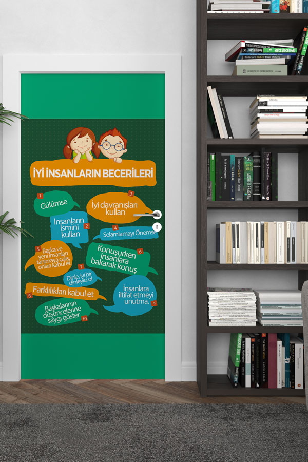 İyi İnsanların Becerileri Kapı Giydirme - Öğrenci Sosyal ve İletişim Becerileri Eğitimi 9047