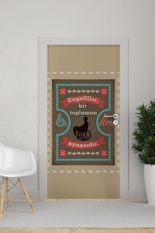 Engelli Bilinci Kapı Giydirme 9210