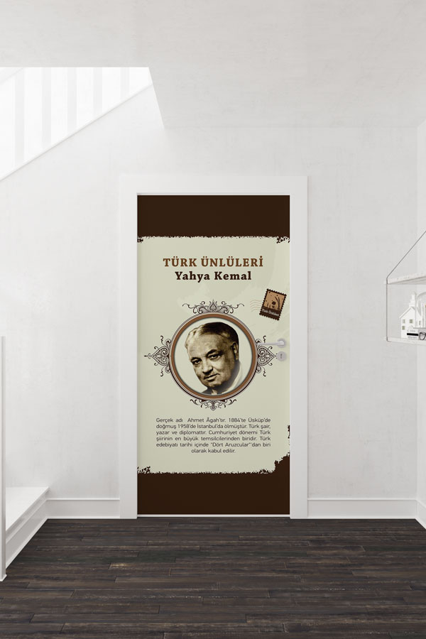 Yahya Kemal Beyatlı Kapı Giydirme 9117