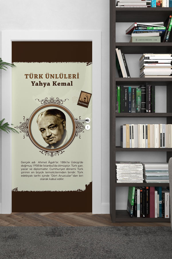 Yahya Kemal Beyatlı Kapı Giydirme 9117