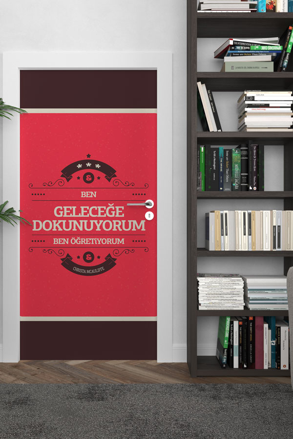 Geleceğe Dokunuyorum Öğretmen Kapı Giydirme 9083