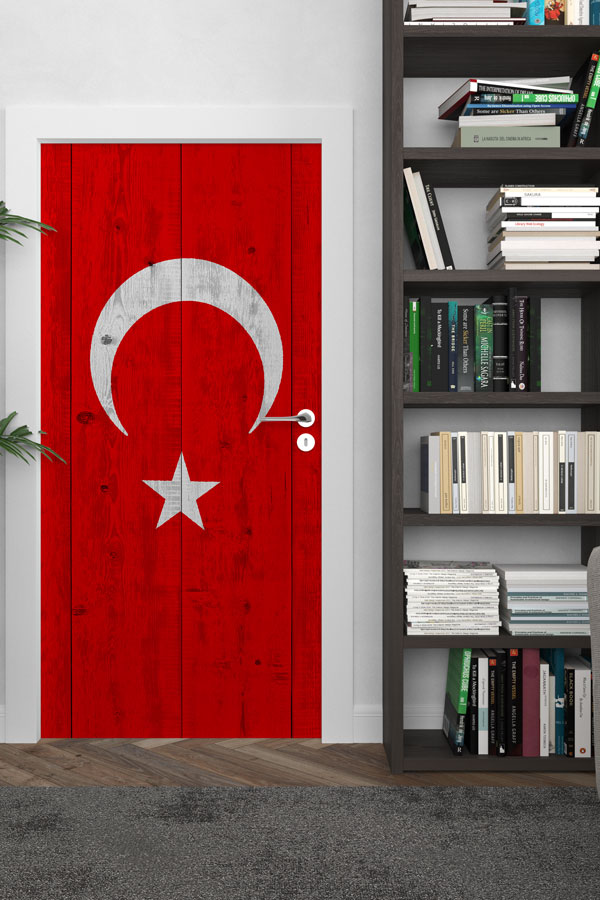 okul-sinif-kapi-giydirme-8831-02 Ahşap Dokulu Türk Bayrağı Kapı Giydirme Tasarımı 8831