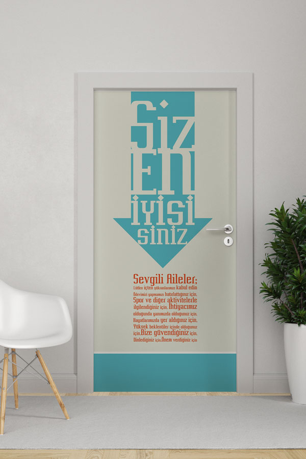 okul-sinif-kapi-giydirme-8978-0 "Siz En İyisisiniz" Temalı Okul ve Sınıf Kapı Giydirme 8978