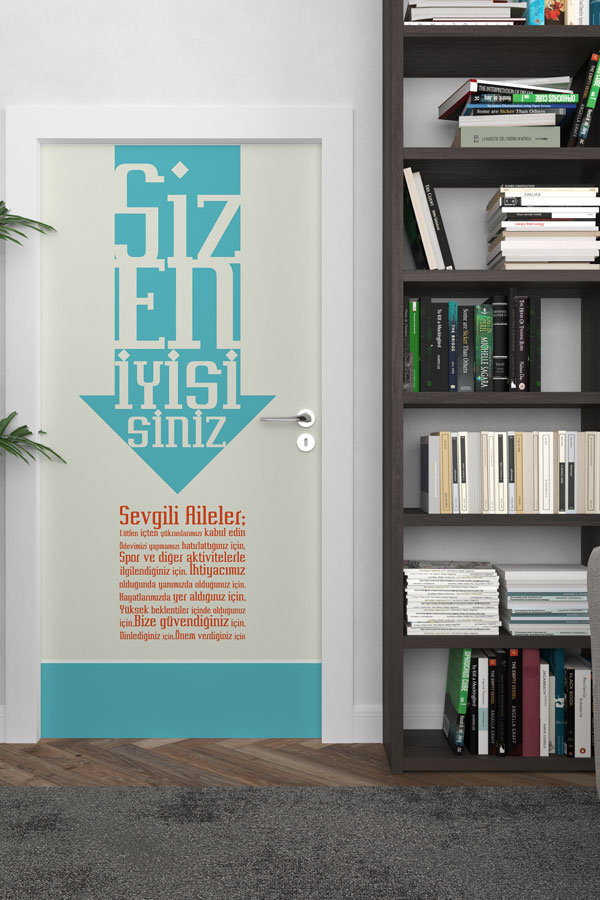 okul-sinif-kapi-giydirme-8978-02 "Siz En İyisisiniz" Temalı Okul ve Sınıf Kapı Giydirme 8978